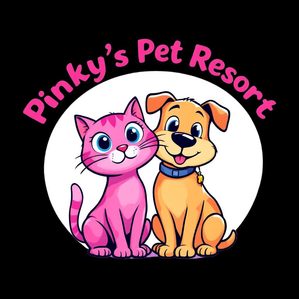Pinkys Pet resort logo
